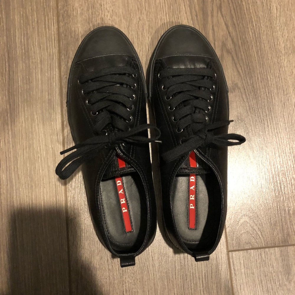 MENS BLACK PRADA SNEAKERS
